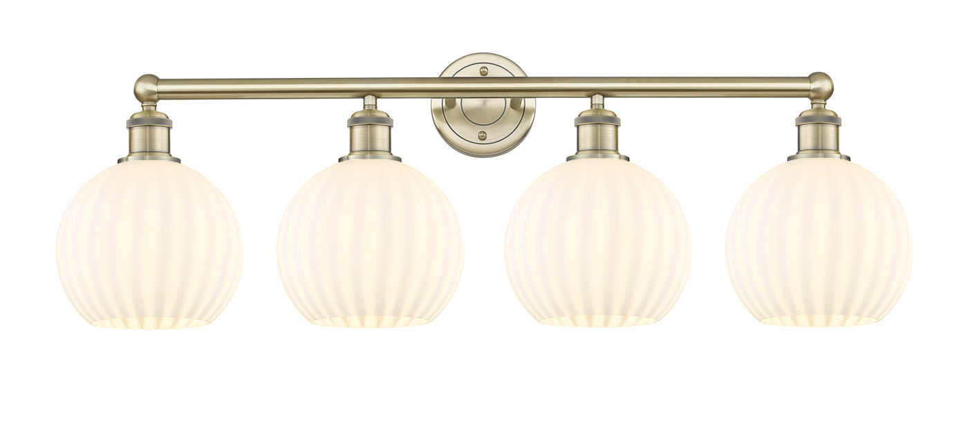 Edison Bath Vanity Light Cast Brass 33 Inch