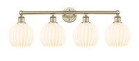 Edison Bath Vanity Light Cast Brass 33 Inch