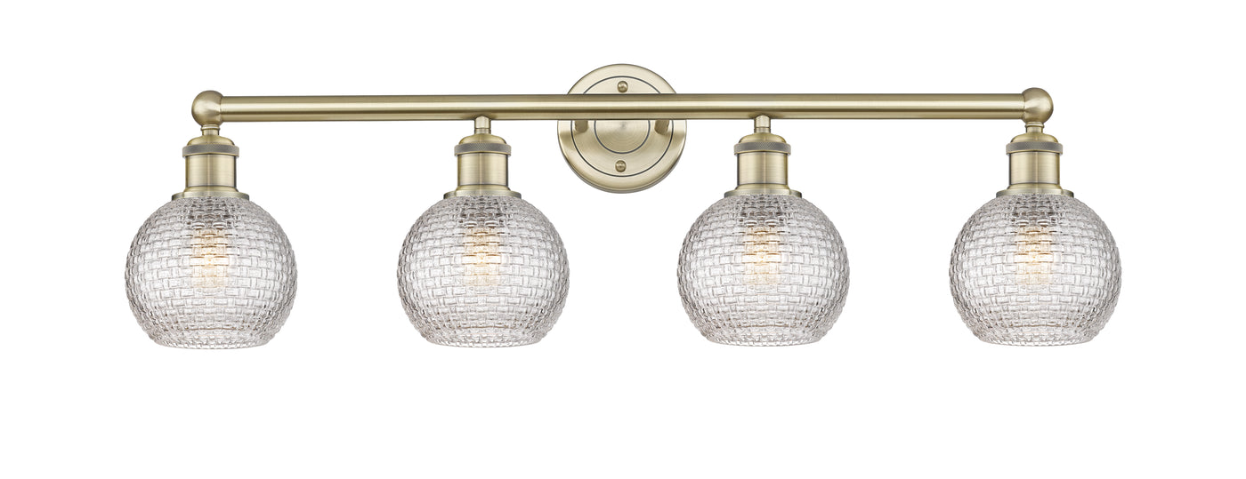 Edison Bath Vanity Light Cast Brass 35 Inch