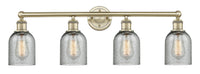 Edison Bath Vanity Light Glass Steel