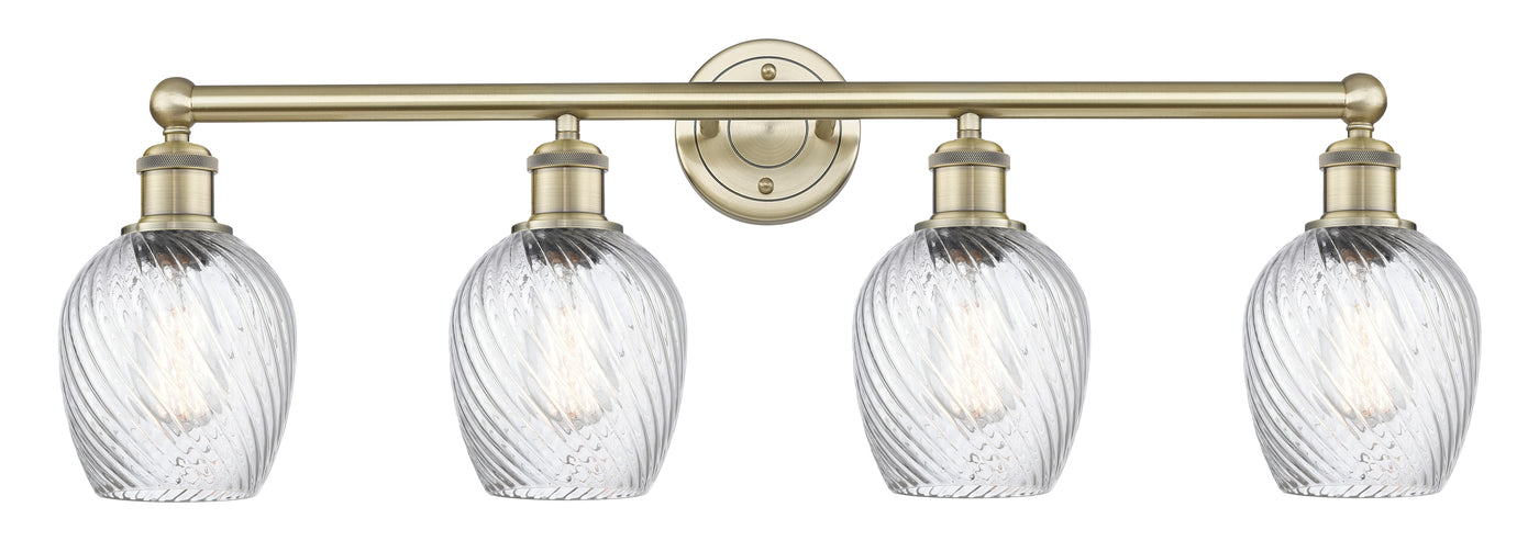 Edison Bath Vanity Light Cast Brass 33 Inch
