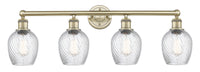 Edison Bath Vanity Light Cast Brass 33 Inch