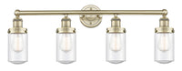 Edison Bath Vanity Light Cast Brass Finish