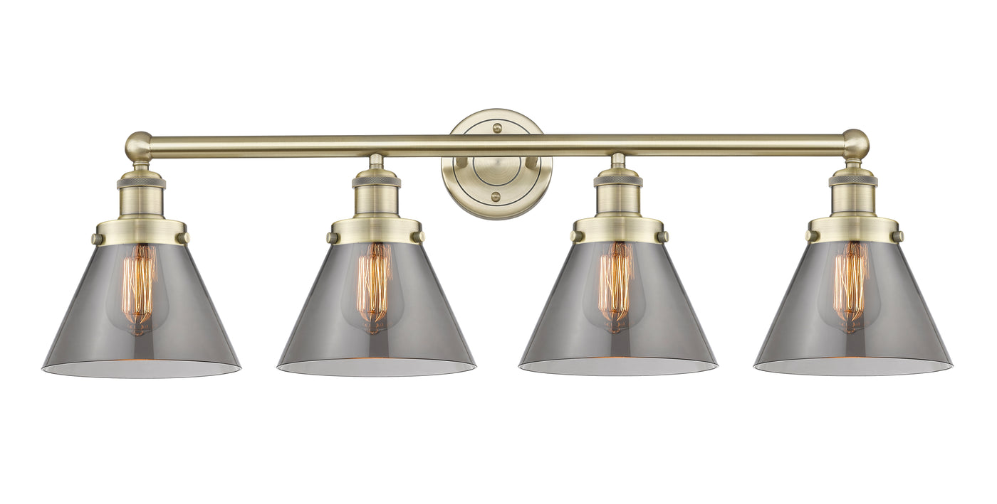 Edison Bath Vanity Light Cast Brass 32 Inch
