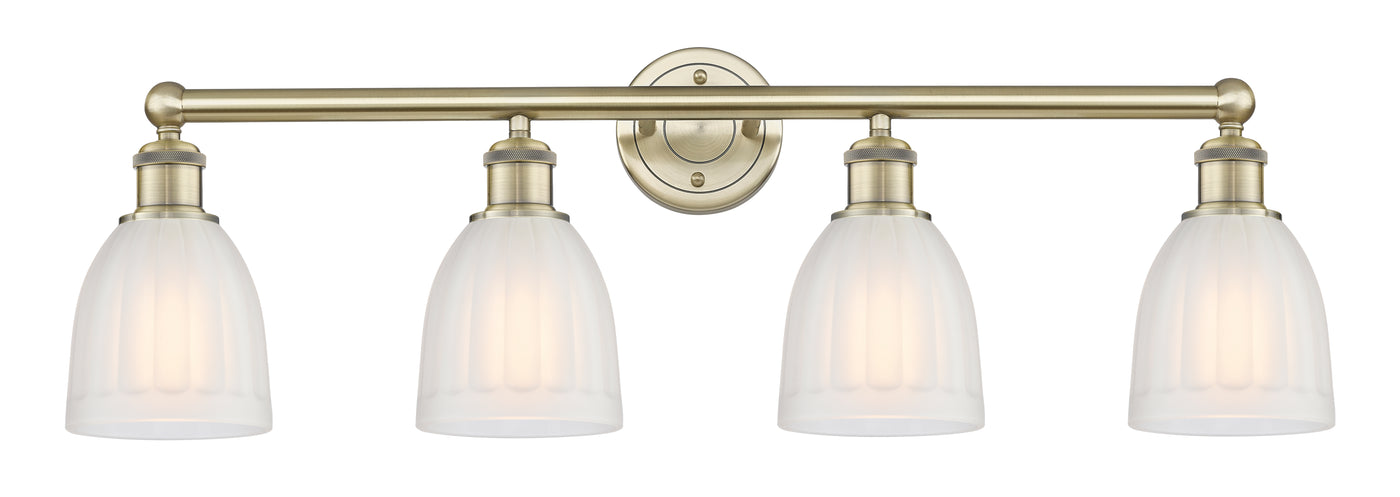 Edison Bath Vanity Light Cast Brass 35 Inch