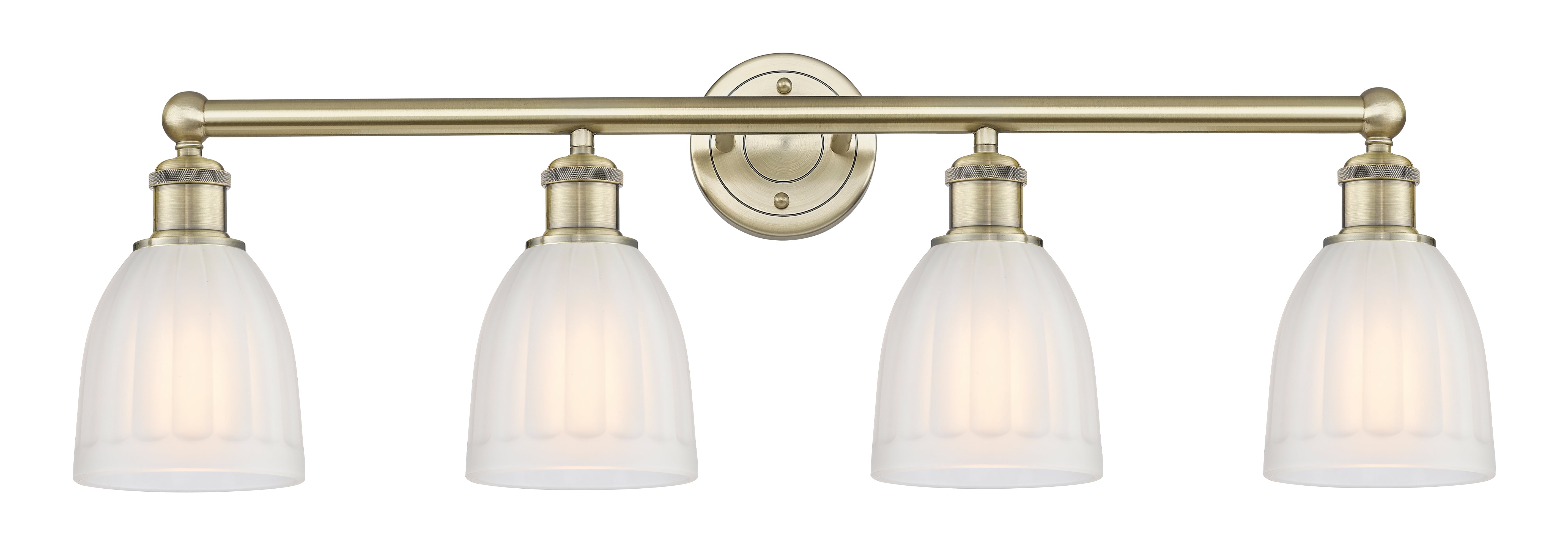 Edison Bath Vanity Light Cast Brass 35 Inch