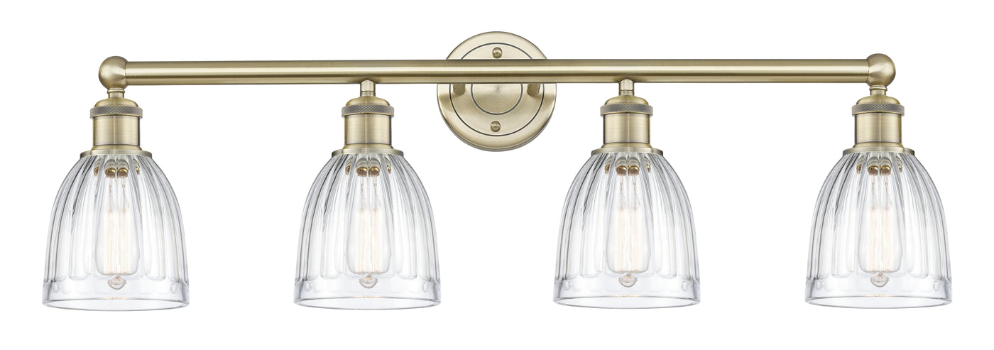 Edison Bath Vanity Light Cast Brass 35 Inch
