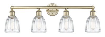 Edison Bath Vanity Light Cast Brass 35 Inch