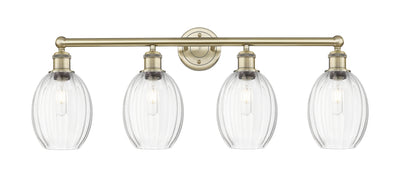 Edison Bath Vanity Light Cast Brass Glass