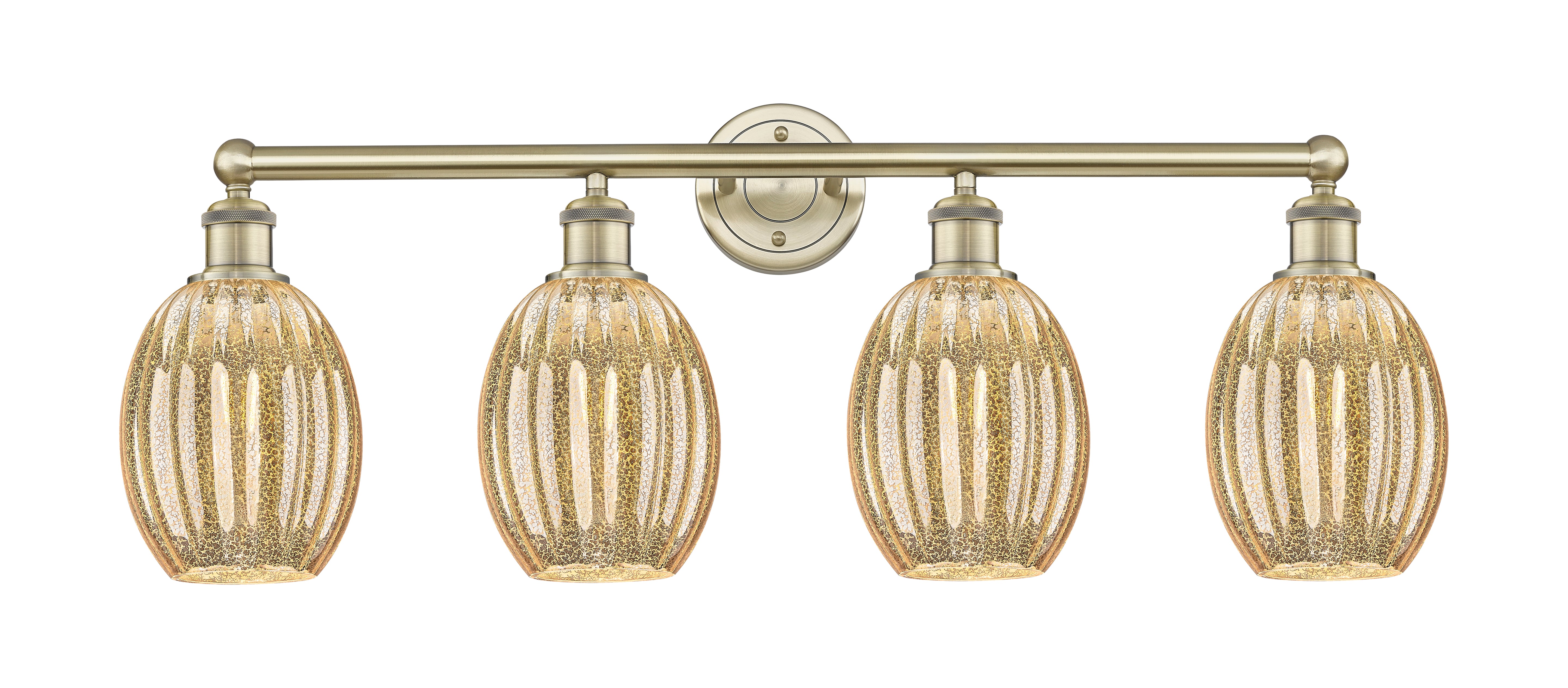 Edison Bath Vanity Light Cast Brass Glass