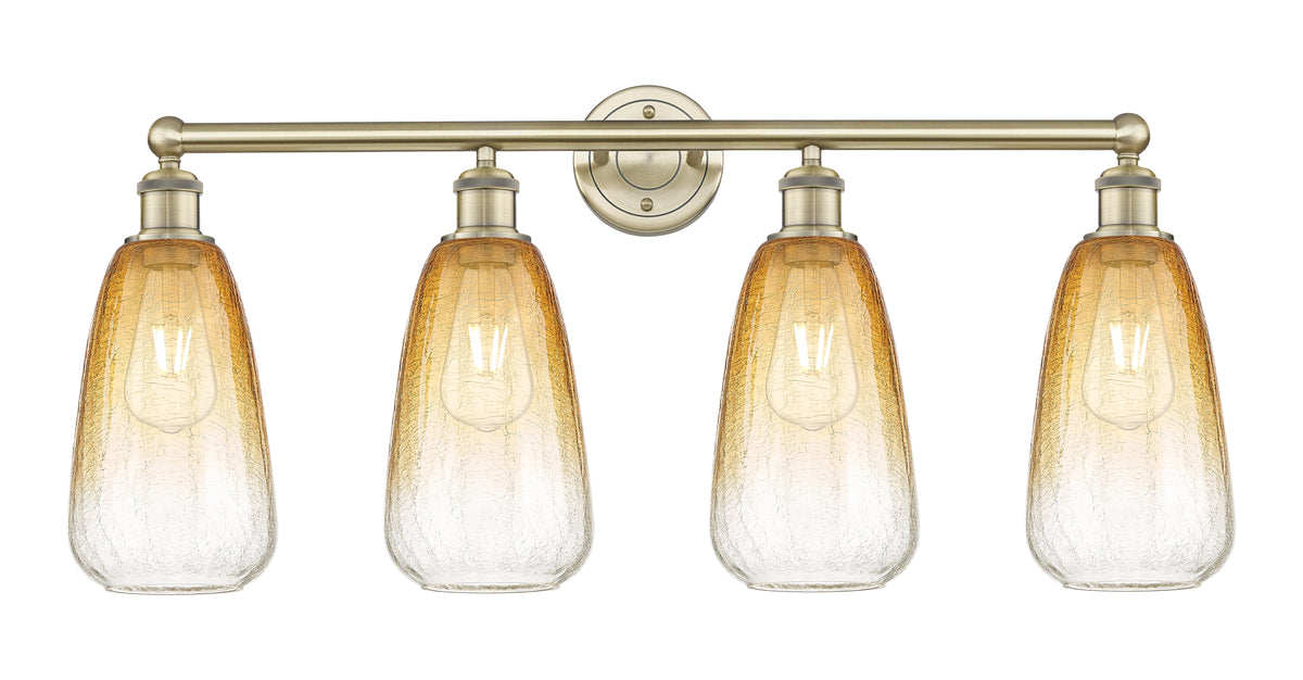 Brookhaven Almond 33-Inch 4-Light Bath Vanity Light