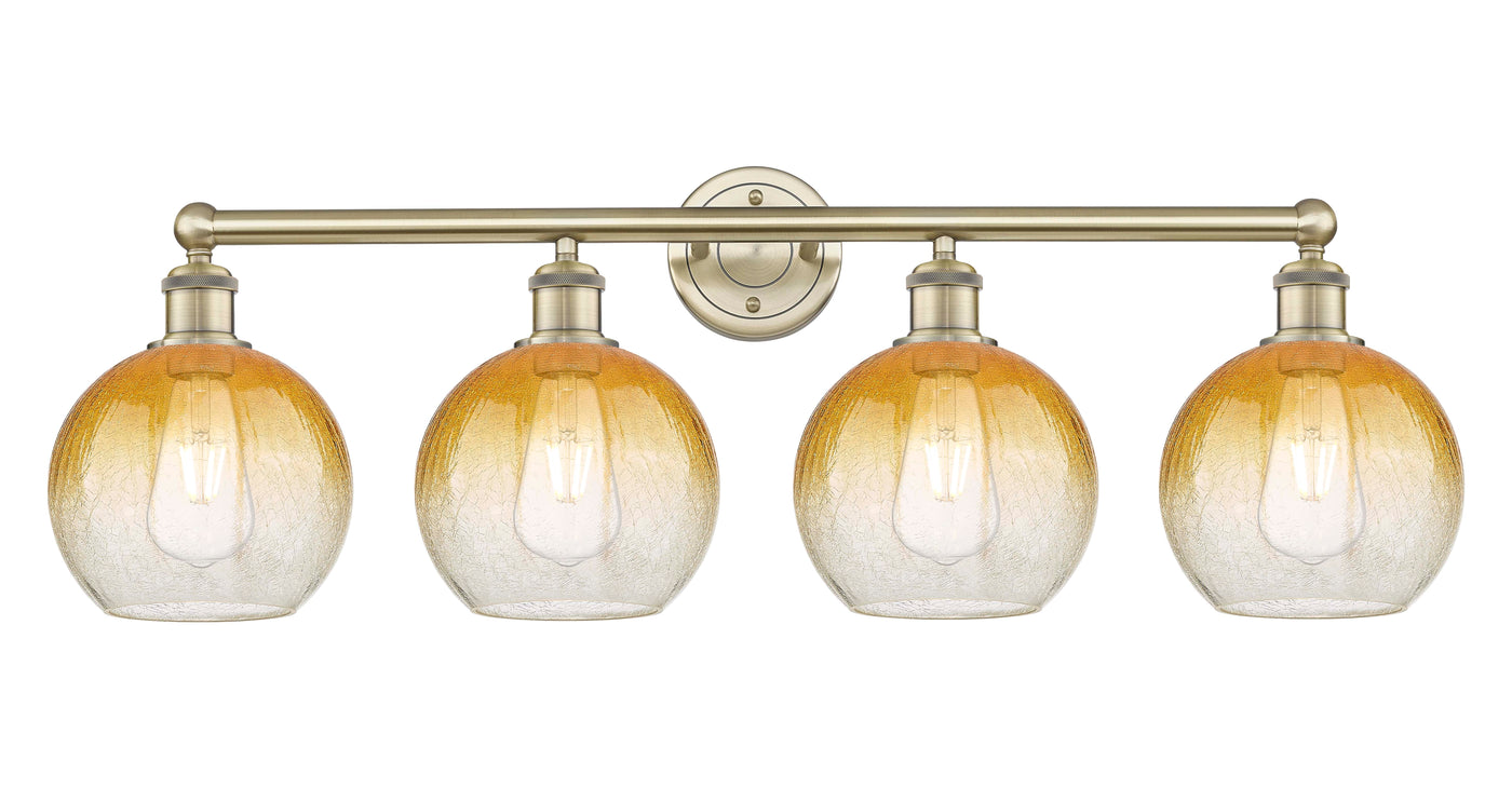 Edison Bath Vanity Light Cast Brass 33 Inch