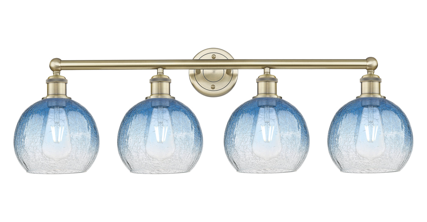 Edison Bath Vanity Light Cast Brass 33 Inch
