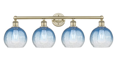 Edison Bath Vanity Light Cast Brass 33 Inch