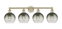 Edison Bath Vanity Light Cast Brass 33 Inch
