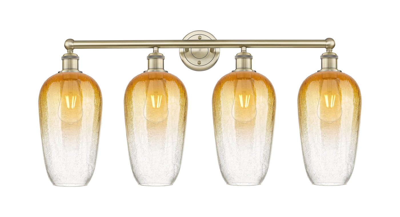 Edison Bath Vanity Light Cast Brass 34 Inch
