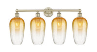Edison Bath Vanity Light Cast Brass 34 Inch