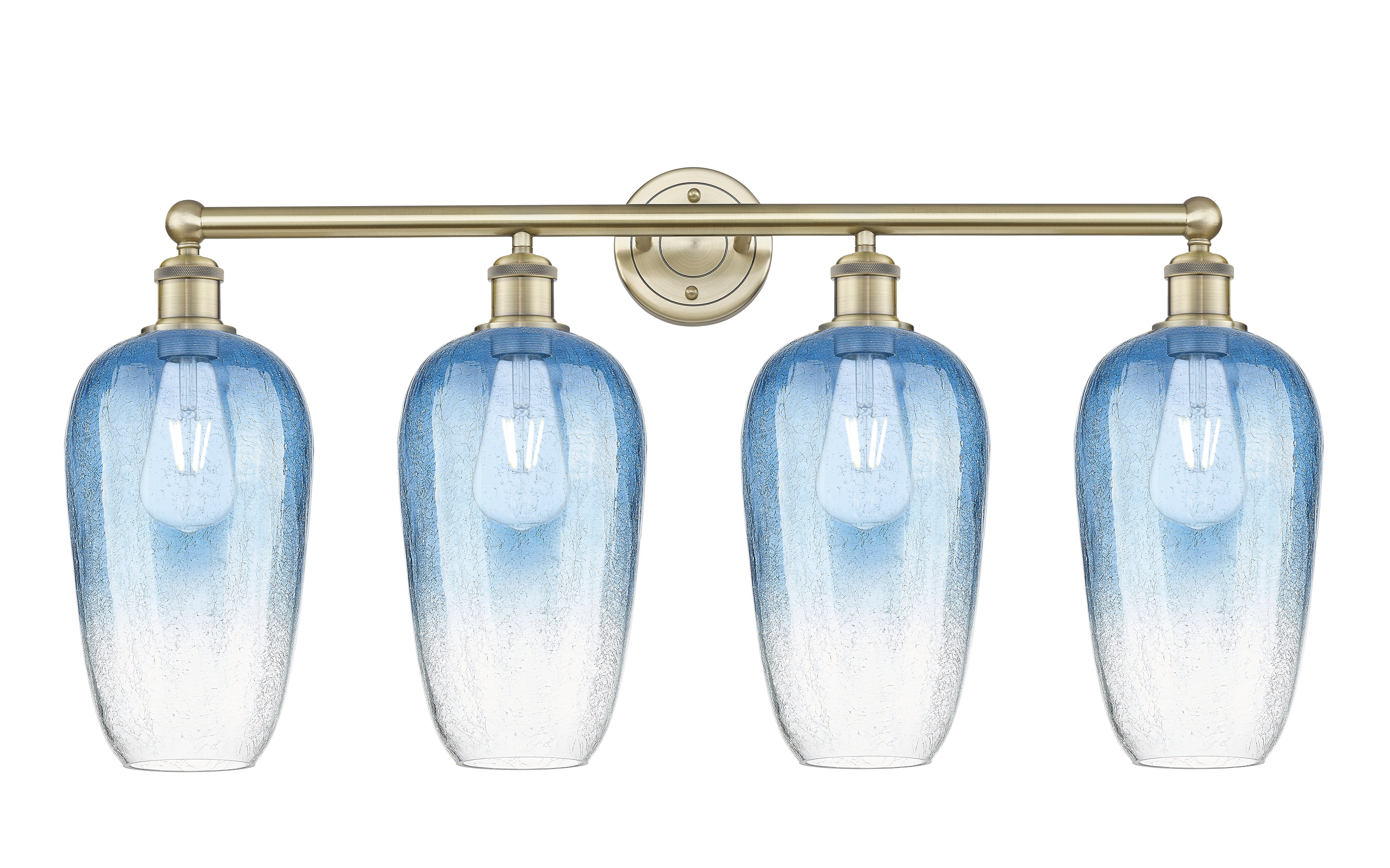 Edison Bath Vanity Light Cast Brass 34 Inch
