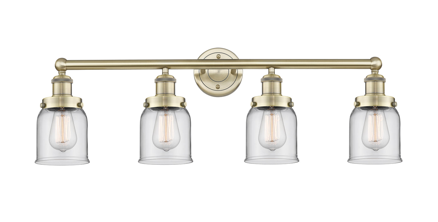 Edison Bath Vanity Light Brass 34 Inch
