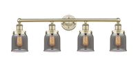 Edison Bath Vanity Light Brass 34 Inch