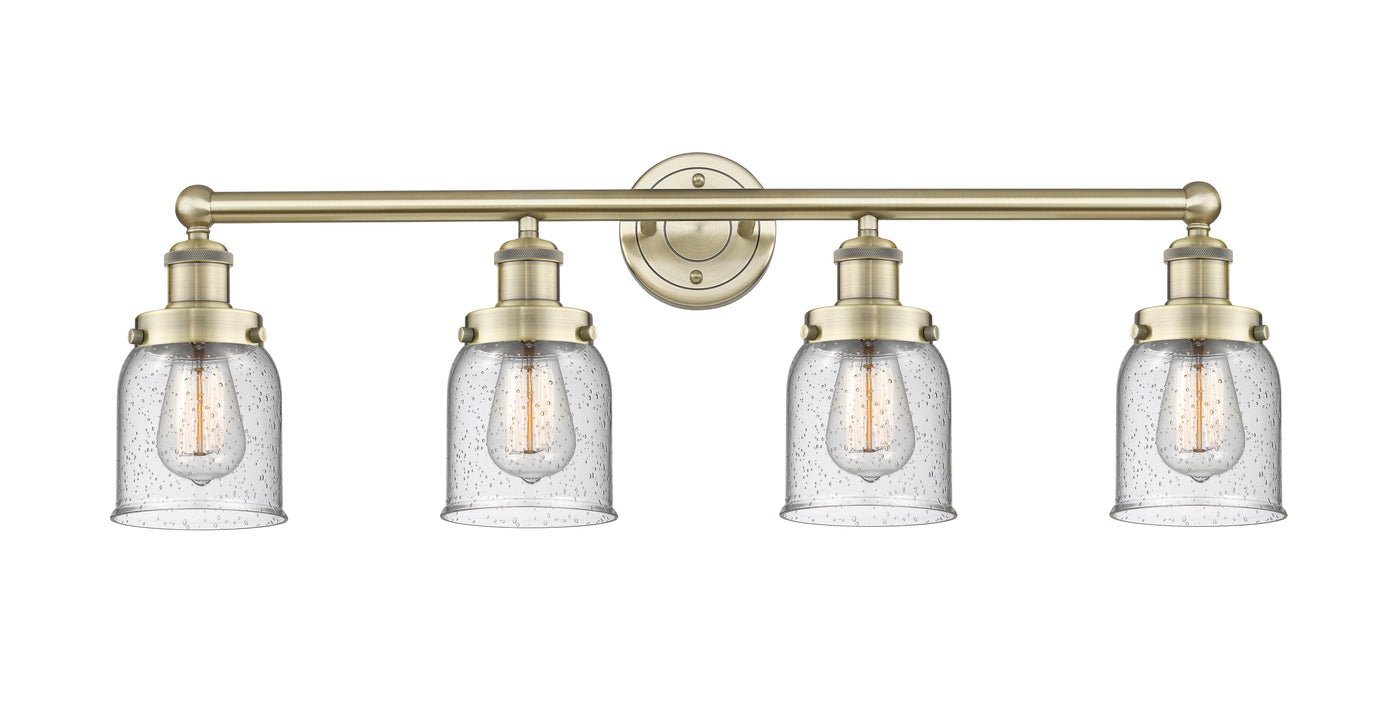 Edison Bath Vanity Light Brass 34 Inch