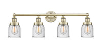 Edison Bath Vanity Light Brass 34 Inch