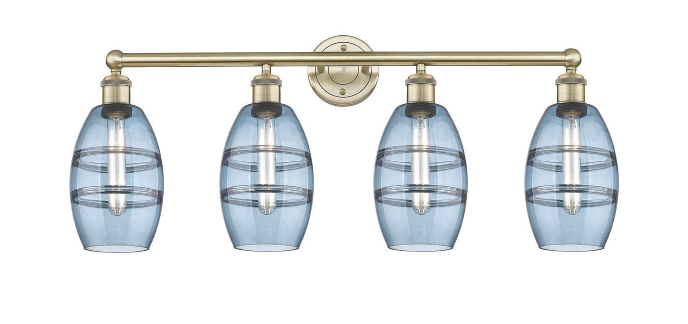 Edison Bath Vanity Light Cast Brass Glass
