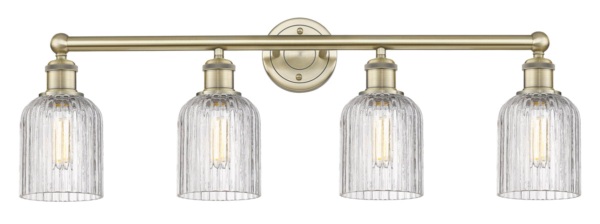 Bridal Veil 32-Inch 4-Light Bath Vanity Light 5-Inch Shade