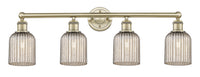Edison Bath Vanity Light Steel Glass Modern