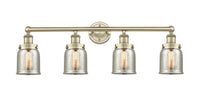 Edison Bath Vanity Light Brass 34 Inch