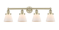 Edison Vanity Cast Brass Art Nouveau