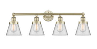 Edison Vanity Cast Brass Art Nouveau