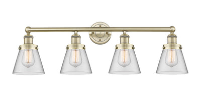 Edison Vanity Cast Brass Art Nouveau