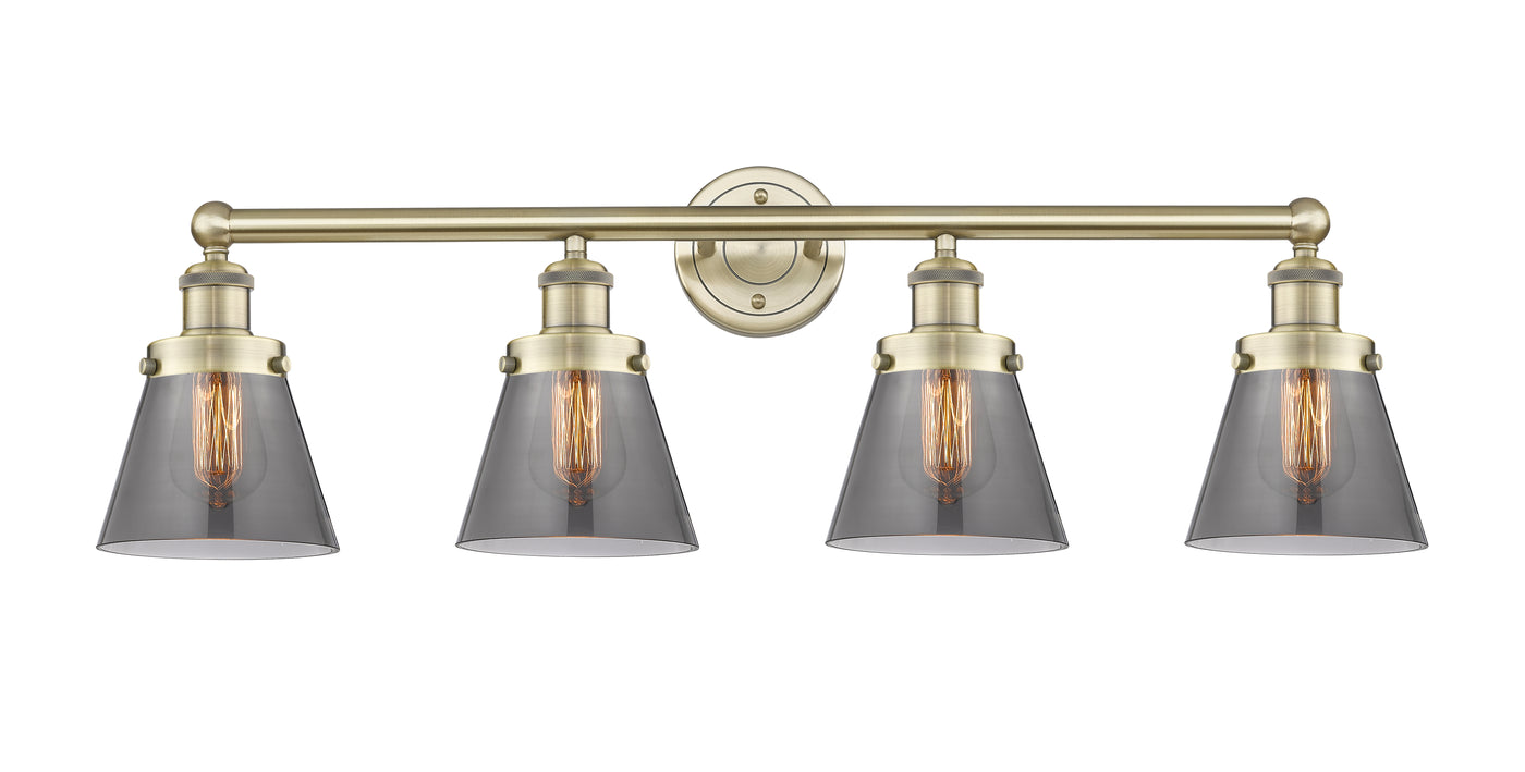 Edison Vanity Cast Brass Art Nouveau