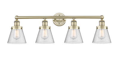 Edison Vanity Cast Brass Art Nouveau