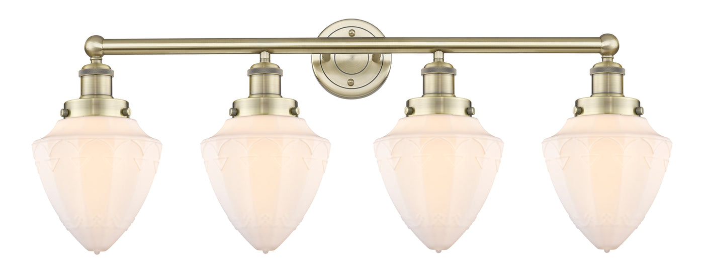 Edison Bath Vanity Light Cast Brass Glass