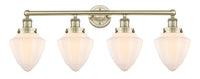 Edison Bath Vanity Light Cast Brass Glass