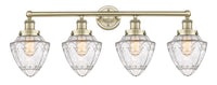 Edison Bath Vanity Light Cast Brass Glass