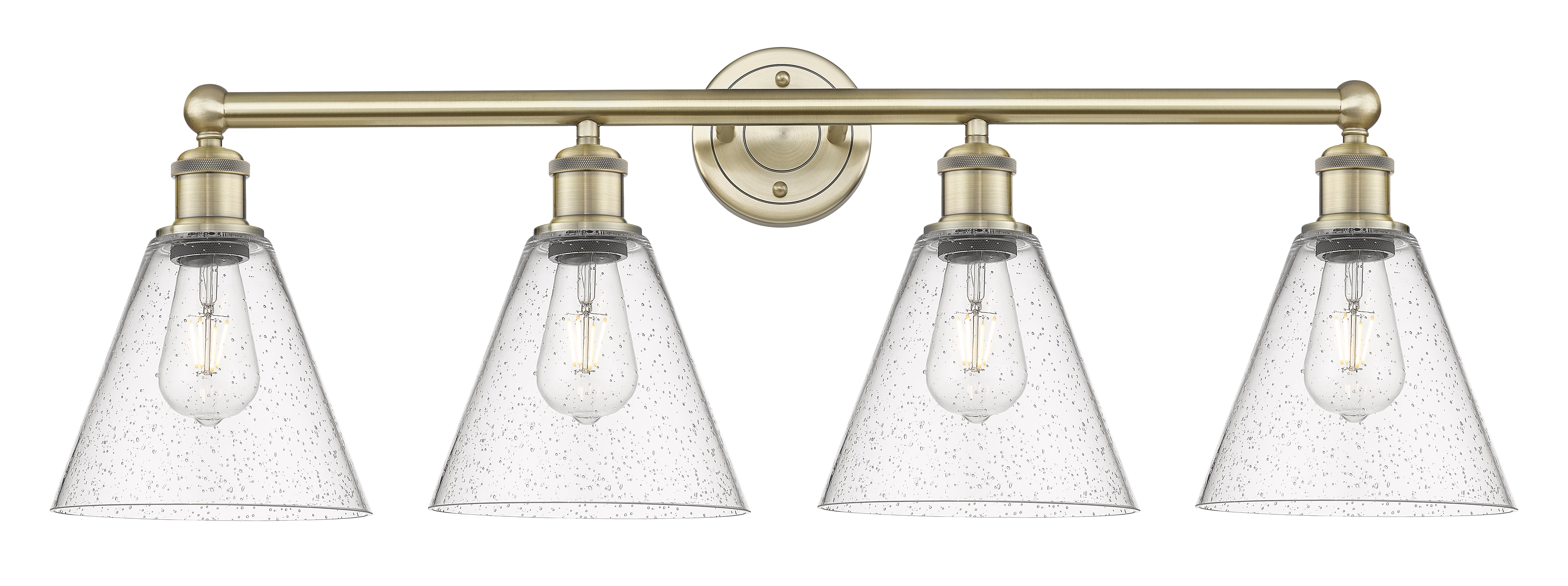 Edison Bath Vanity Light Cast Brass