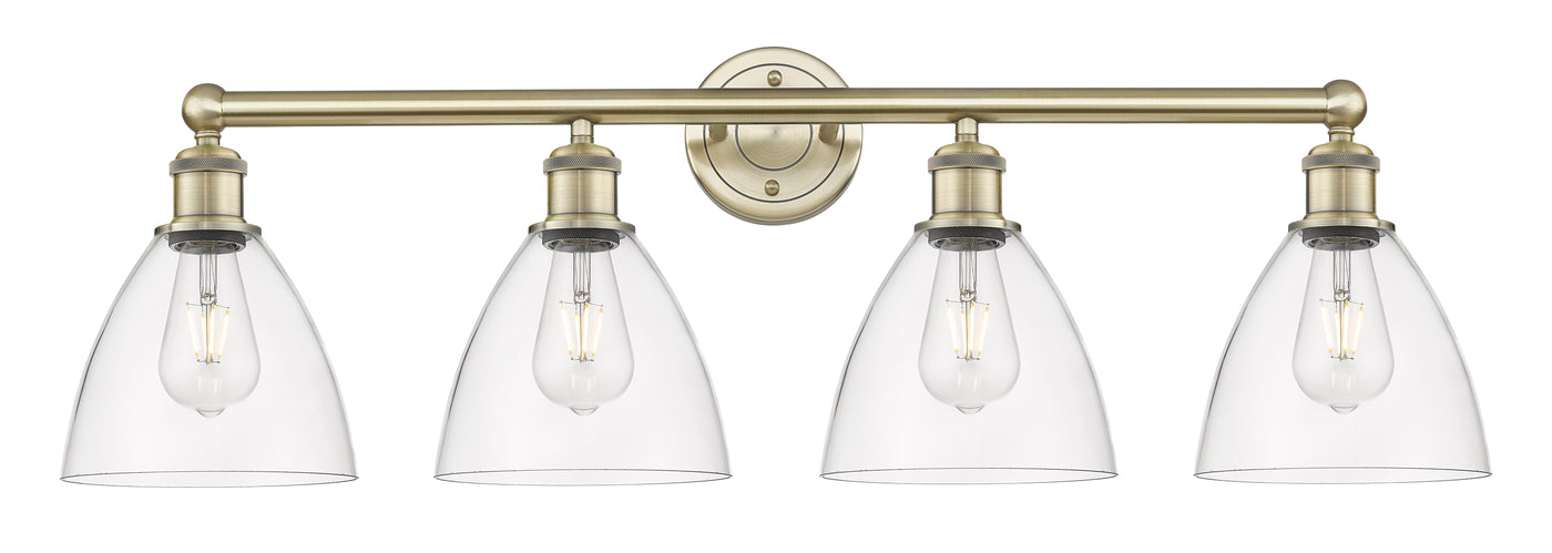 Edison Bath Vanity Light Brass Glass Steel