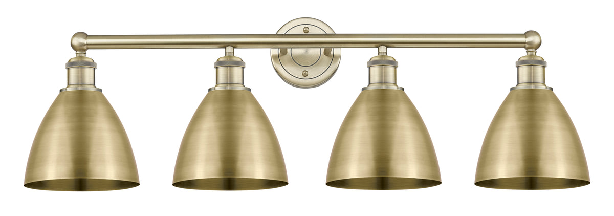 Bristol 35-Inch 4-Light Bath Vanity Light Cone Shade