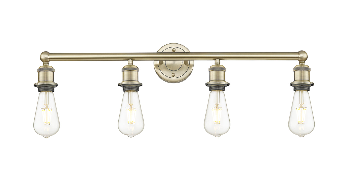 Edison Bath Vanity Light Cast Brass Steel