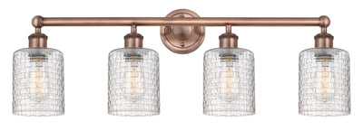 Edison Bath Vanity Light 32 Inch Brass