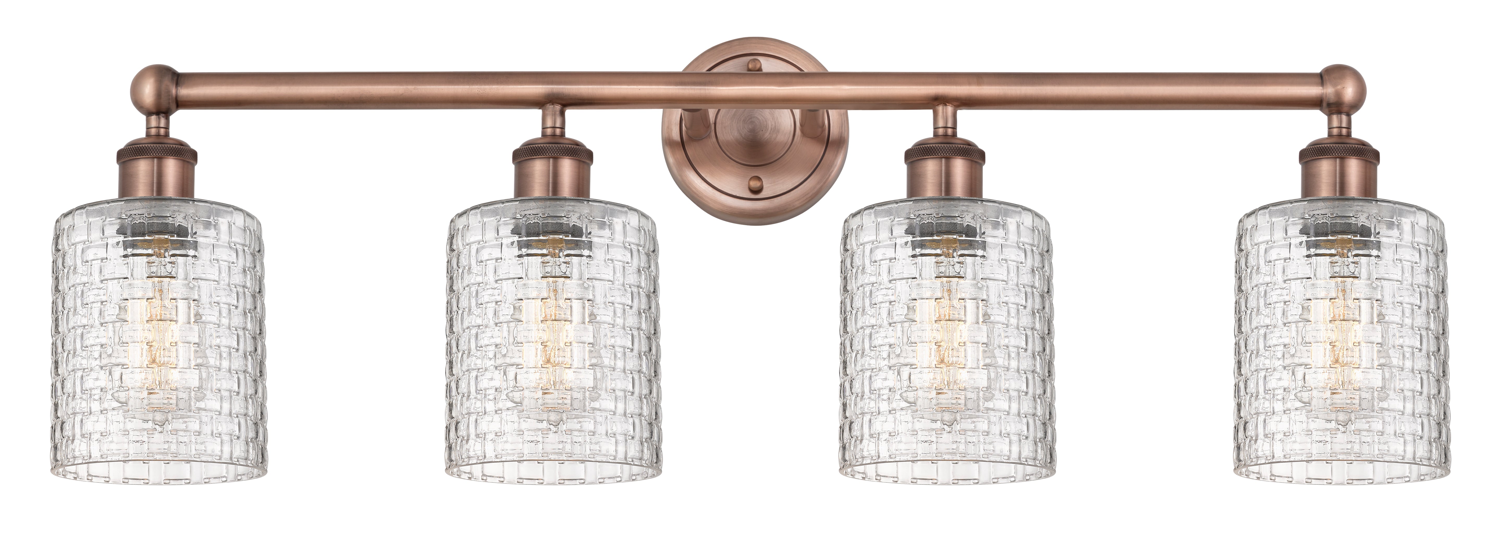 Edison Bath Vanity Light 32 Inch Brass