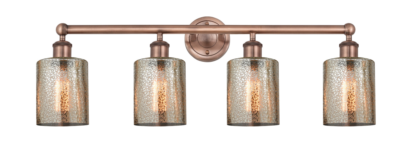 Edison Bath Vanity Light Cast Brass 33 Inch