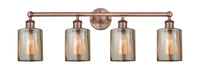 Edison Bath Vanity Light Cast Brass 33 Inch