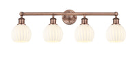 Edison Bath Vanity Light Cast Brass 35 Inches