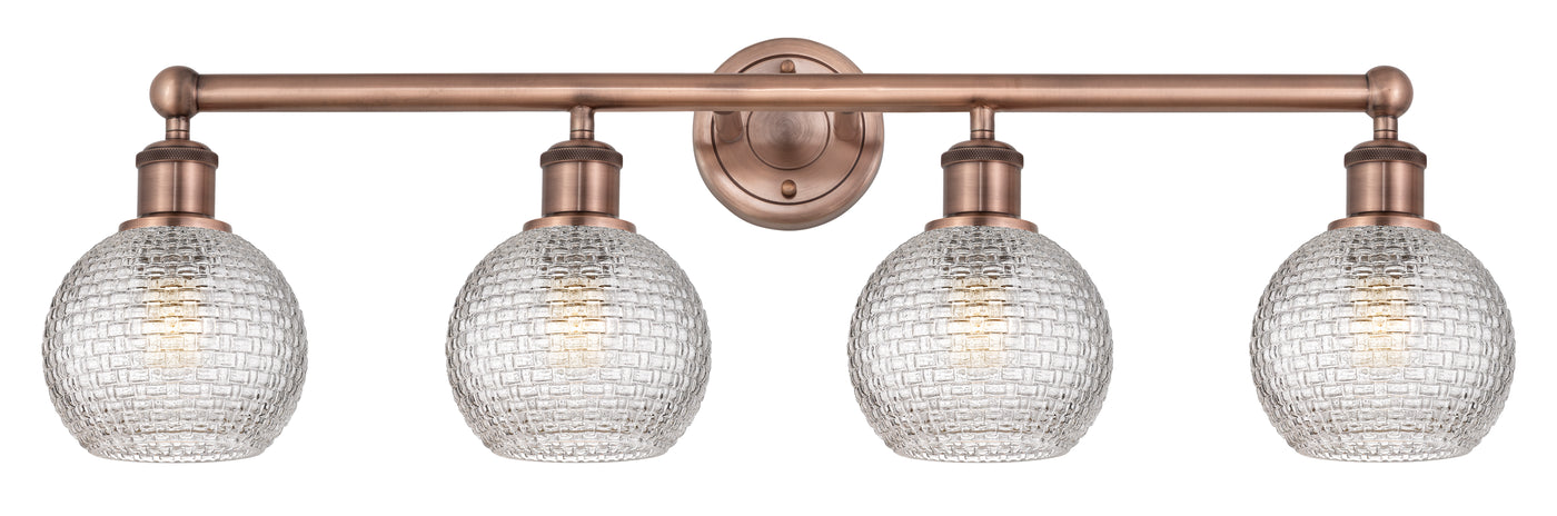 Edison Bath Vanity Light Cast Brass 35 Inch