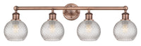 Edison Bath Vanity Light Cast Brass 35 Inch