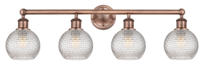 Edison Bath Vanity Light Cast Brass 35 Inch